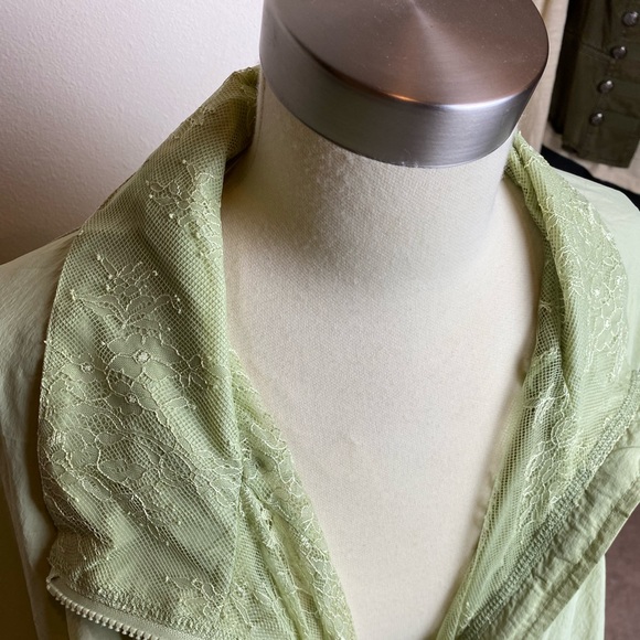 Free People Namaslay Jacket Medium brushes pistachio - Picture 11 of 13